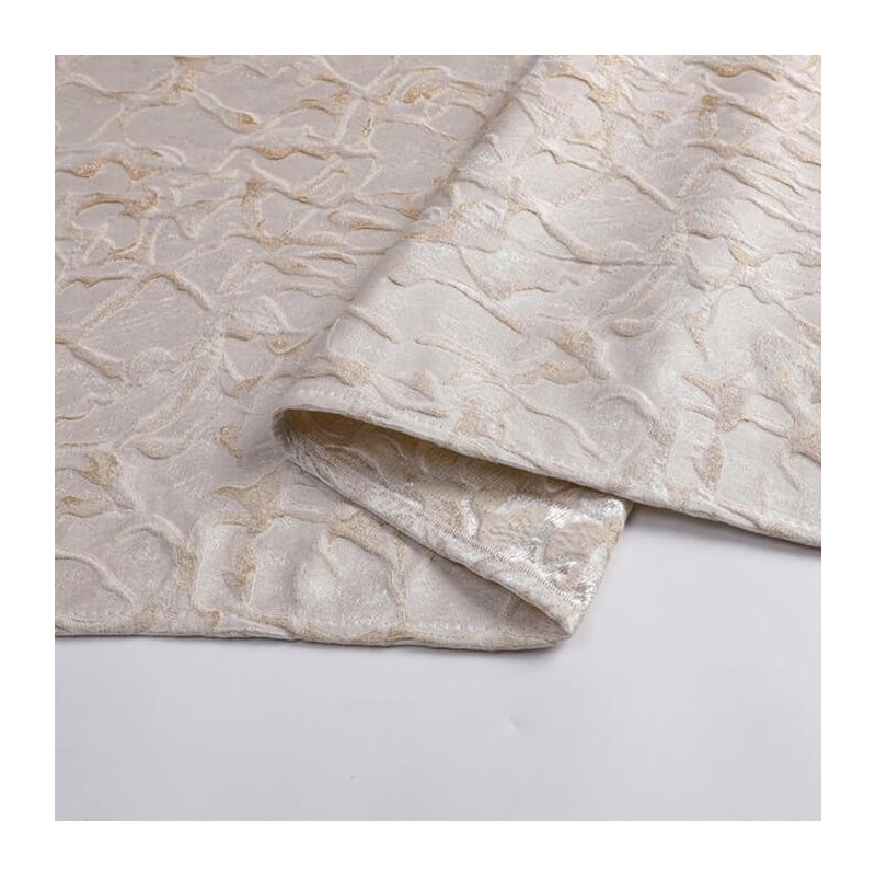 White Gold Jacquard Tablecloth | Home Goods | Judaica