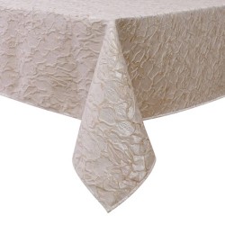 White Gold Jacquard Tablecloth | Home Goods | Judaica