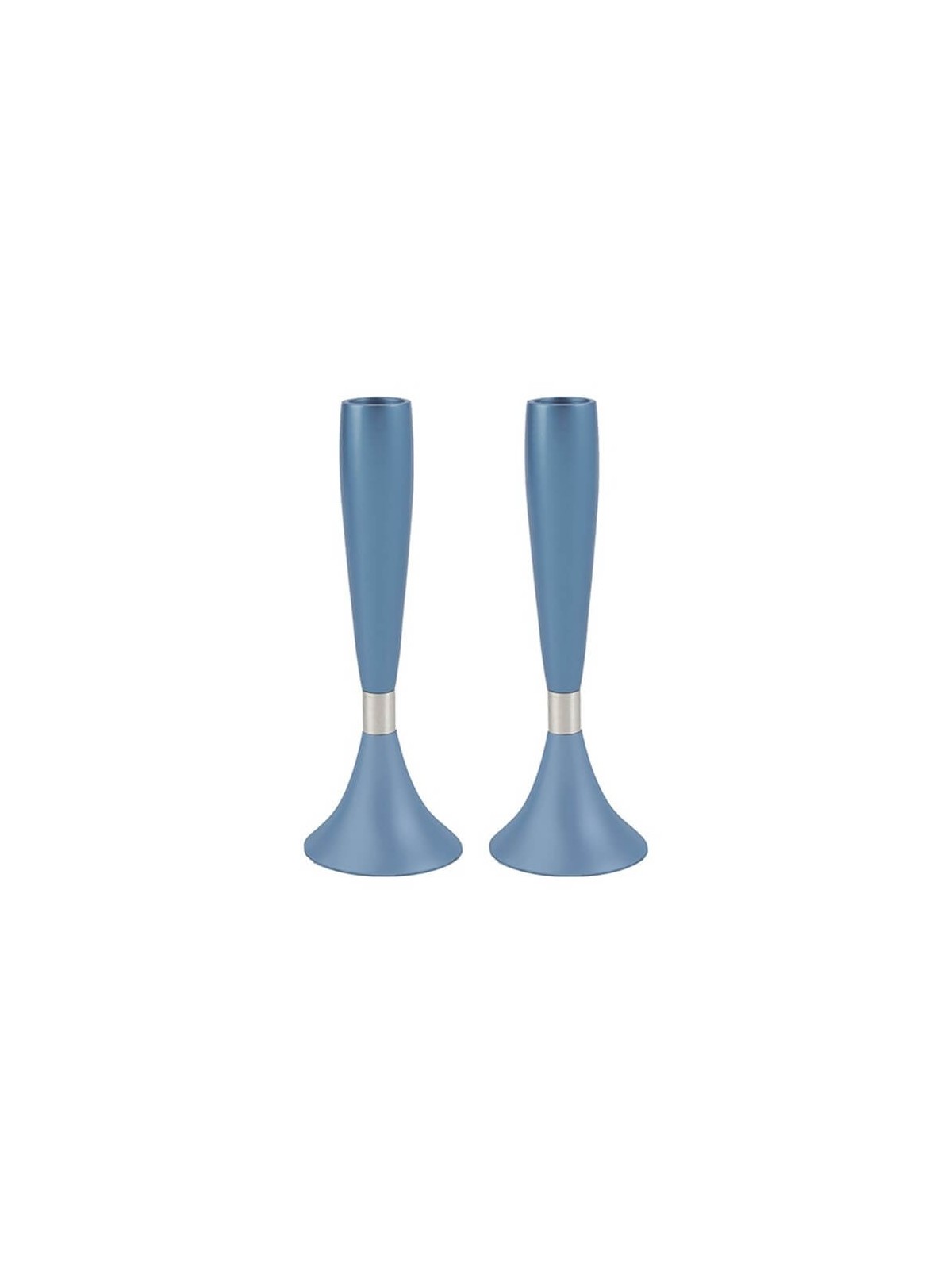 Blue Anodized Aluminum Candlesticks By Yair Emanue | Candle Holders |