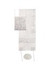 White Silk Climbing Flowers Tallit Set By Yair Ema | Tallit/Tallis | J