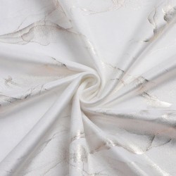 Stormy White Gold Velvet Tablecloth | Home Goods | Judaica