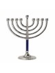 Classical Silver Menorah With Hammered Accents - B | Hanukkah | Judaic