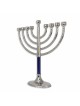 Classical Silver Menorah With Hammered Accents - B | Hanukkah | Judaic