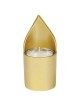 Gold Anodized Yahrtzeit Candle Holder By Yair Eman | Yahrzeit Candles