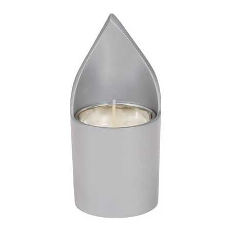 Silver Anodized Yahrtzeit Candle Holder By Yair Em | Yahrzeit Candles