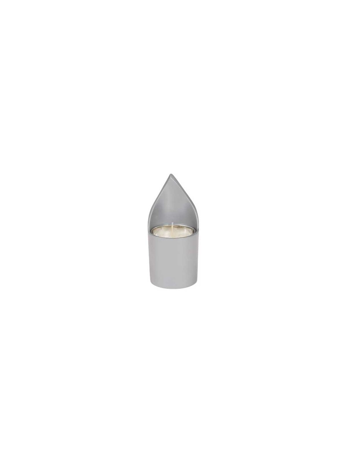Silver Anodized Yahrtzeit Candle Holder By Yair Em | Yahrzeit Candles