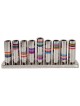 Multicolor Rings Hammered Menorah By Yair Emanuel | Hanukkah | Judaica