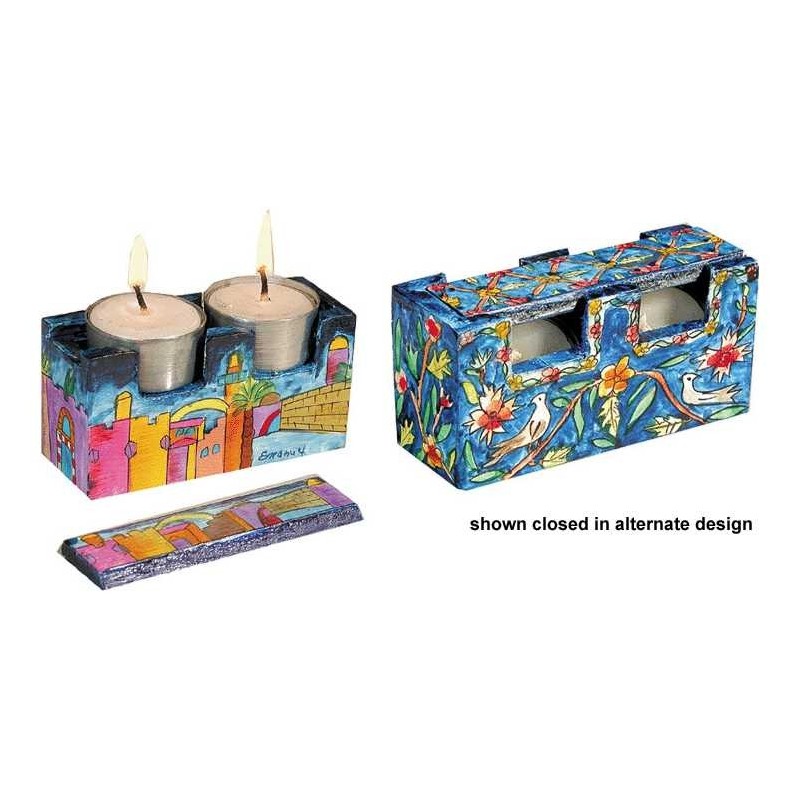 Jerusalem Travel Tealight Holder | Candle Holders | Judaica