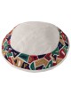 Multicolor Embroidered Triangles Kippah By Yair Em | Kippahs | Judaica