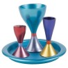 Color Block Anodized Havdalah Set | Havdalah Sets & Spice Boxes | Juda