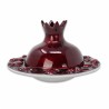 Red Aluminium Pomegranate Honey Dish By Yair Emanu | Rosh Hashanah | J