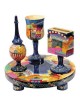 Wood Jerusalem Havdalah Set | Havdalah Sets & Spice Boxes | Judaica