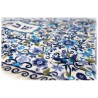Oriental Blue Challah Cover | Challah Covers | Judaica
