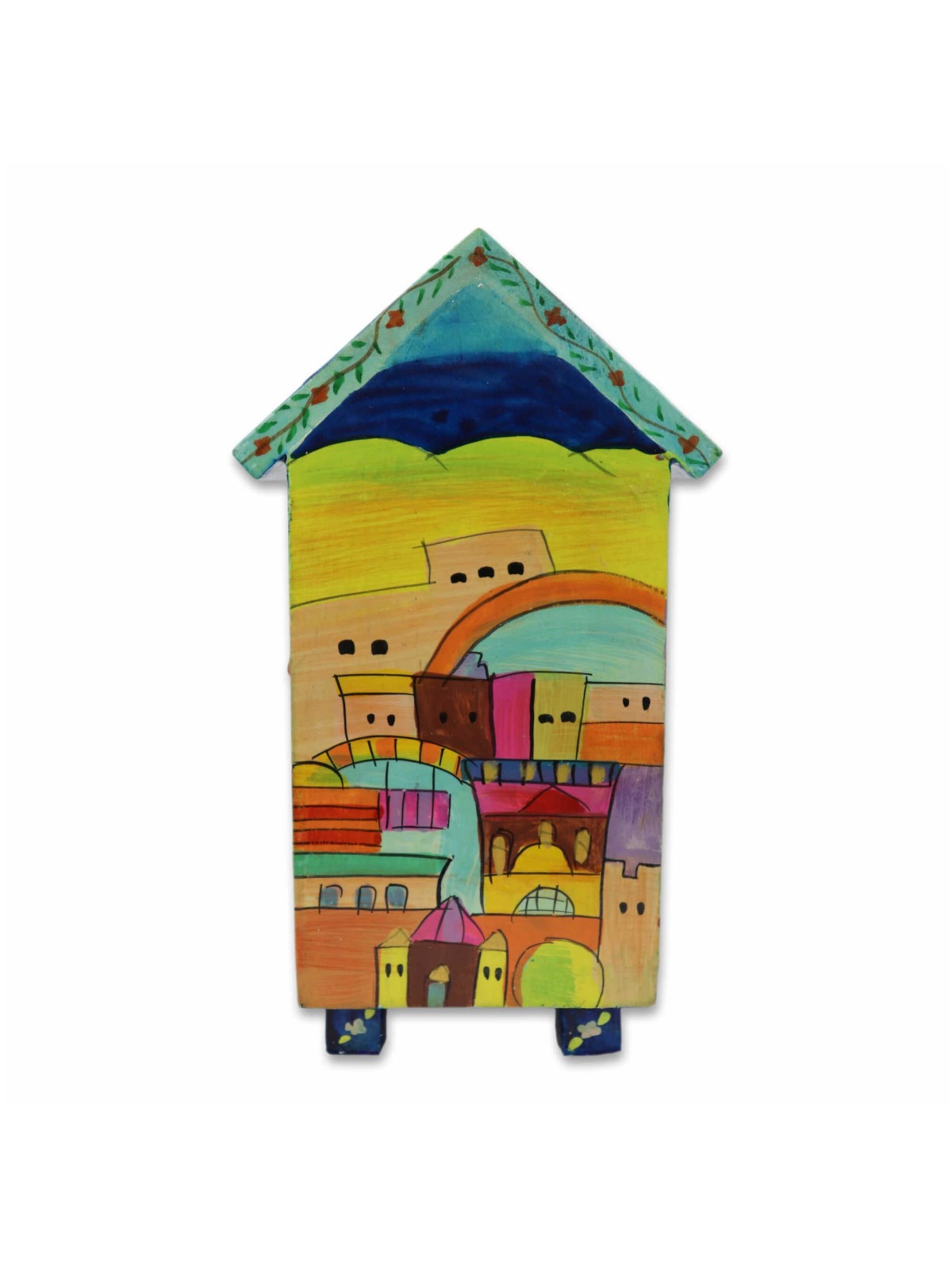 Jerusalem House Tzedakah Box | Tzedakah Boxes | Judaica