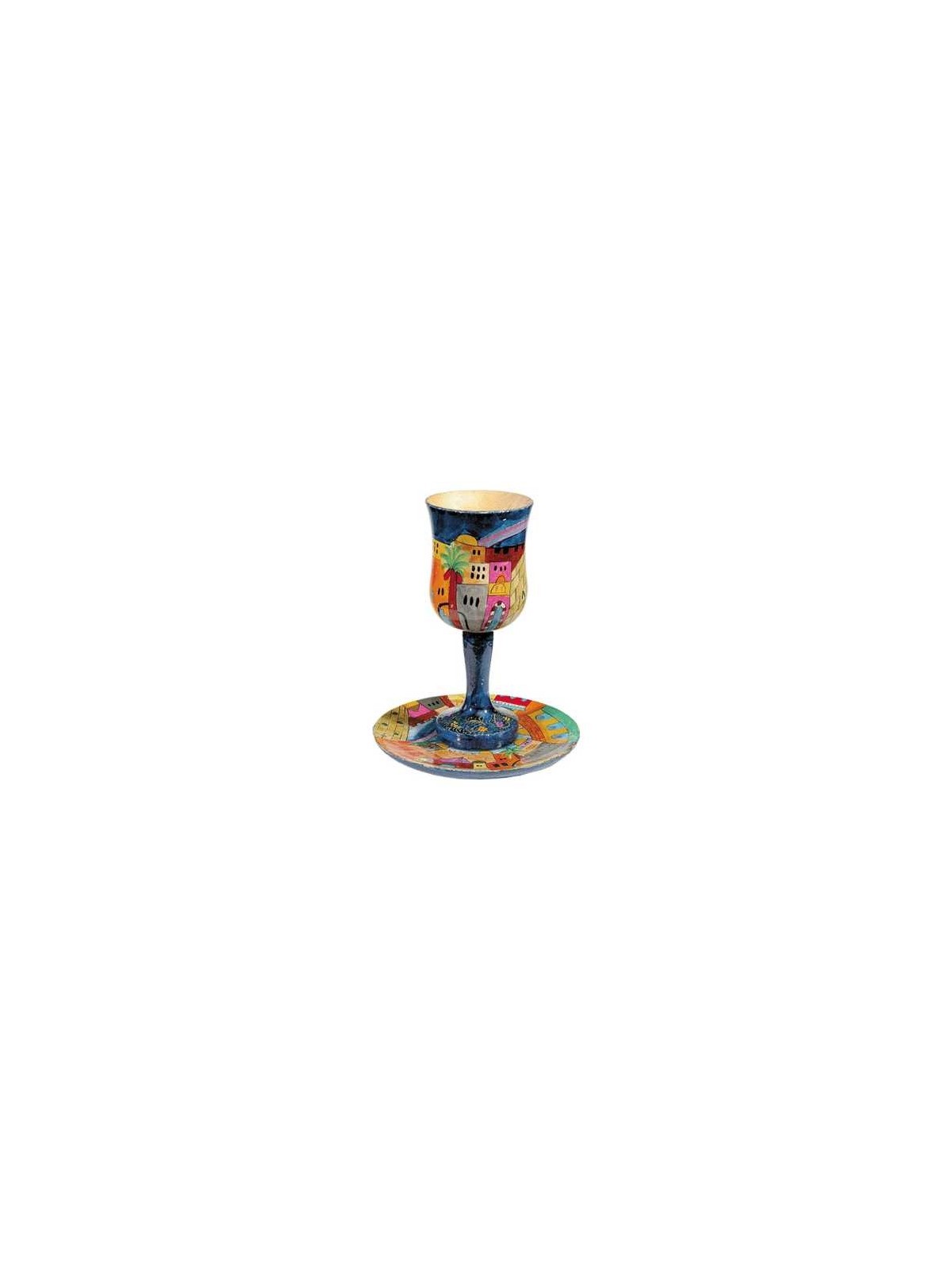 Jerusalem Night Kiddush Cup | Kiddush Cups | Judaica