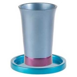 Anodized Geometric Kiddush Cup | Kiddush Cups | Judaica
