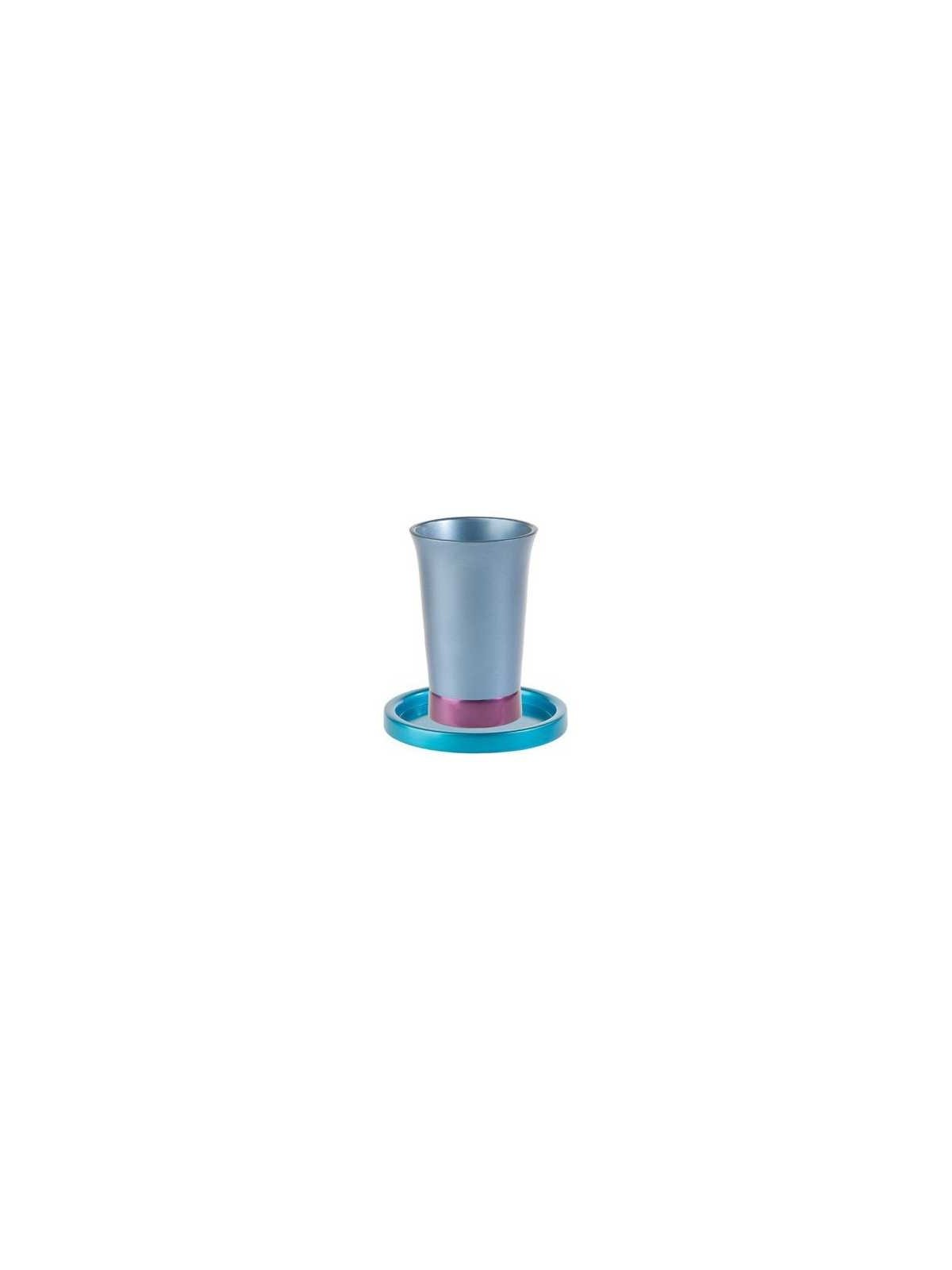 Anodized Geometric Kiddush Cup | Kiddush Cups | Judaica