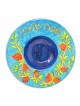Blue Pomegranate Honey Dish By Yair Emanuel | Rosh Hashanah | Judaica