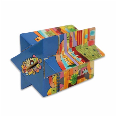 Star of David Jerusalem Tzedakah Box | Tzedakah Boxes | Judaica