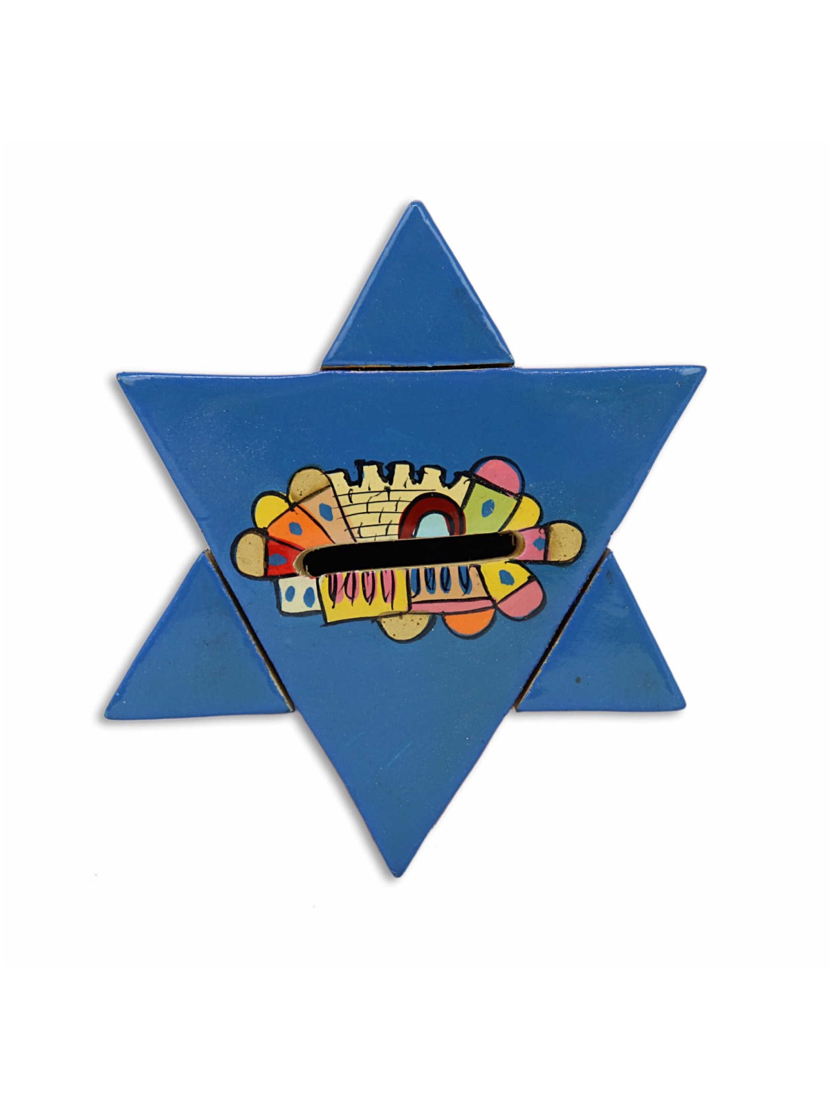 Star of David Jerusalem Tzedakah Box | Tzedakah Boxes | Judaica