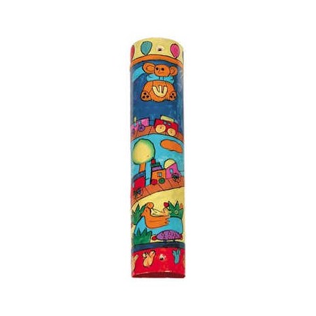 Toys Wood Mezuzah Case | Mezuzahs | Judaica