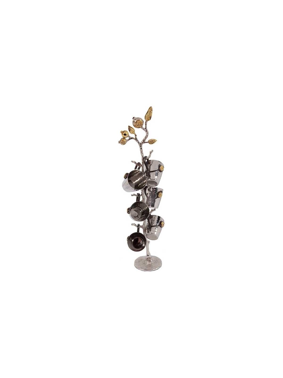Pomegranate Tree of Kiddush Serving Cups | Kiddush Cups | Judaica