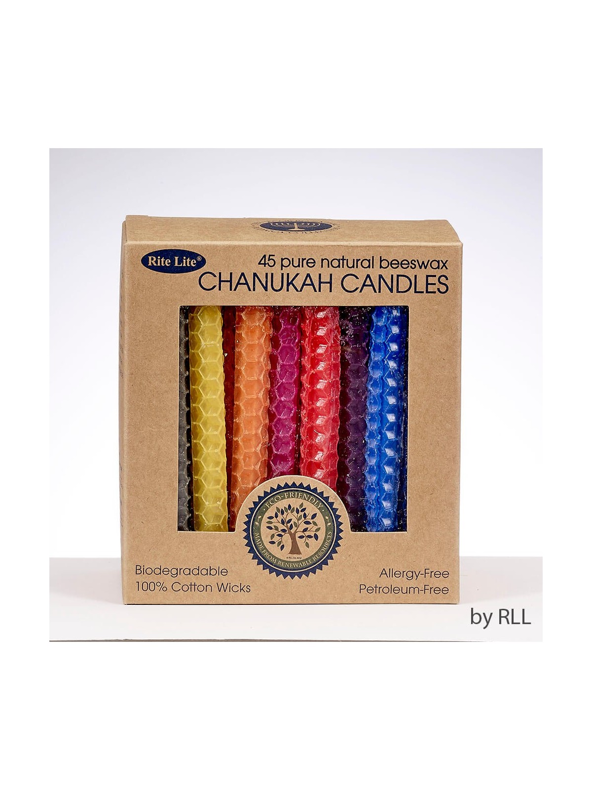 Festive Beeswax Chanukah Candles | Hanukkah | Judaica