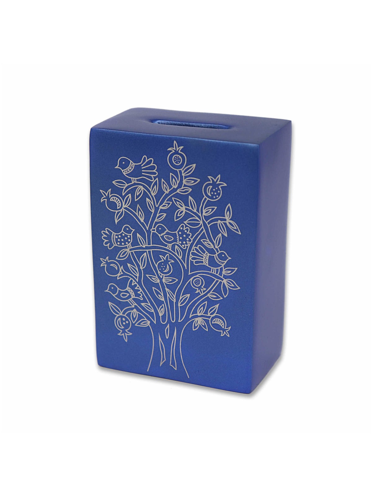 Birds in Pomegranate Tree Tzedakah Box | Tzedakah Boxes | Judaica