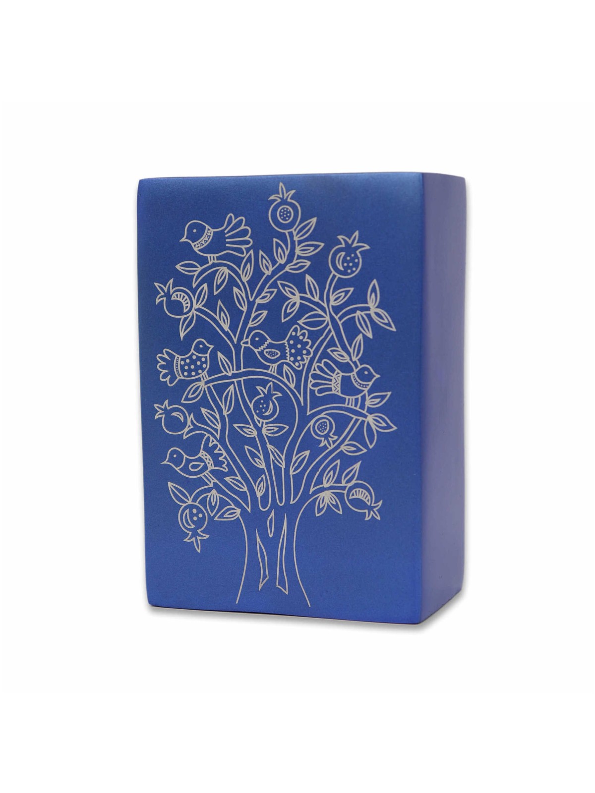 Birds in Pomegranate Tree Tzedakah Box | Tzedakah Boxes | Judaica