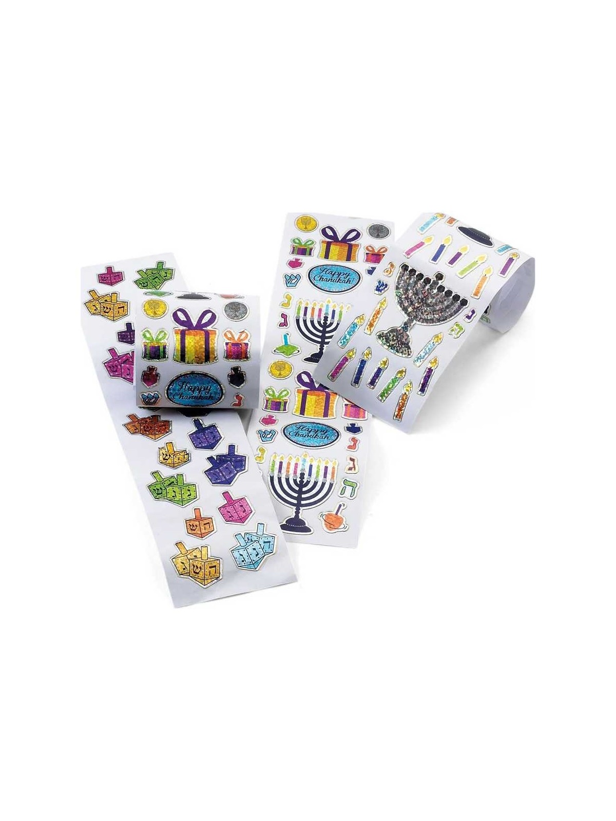 Happy Chanukah Stickers in a Box | Hanukkah | Judaica