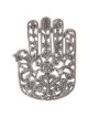 Antique Aluminum Hamsa Trivet | Home Goods | Judaica