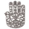 Antique Aluminum Hamsa Trivet | Home Goods | Judaica