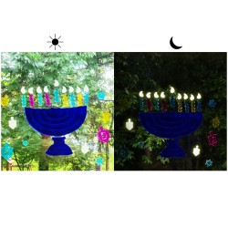 Hanukkah Window Gel Decorations, Menorah Design | Hanukkah | Judaica