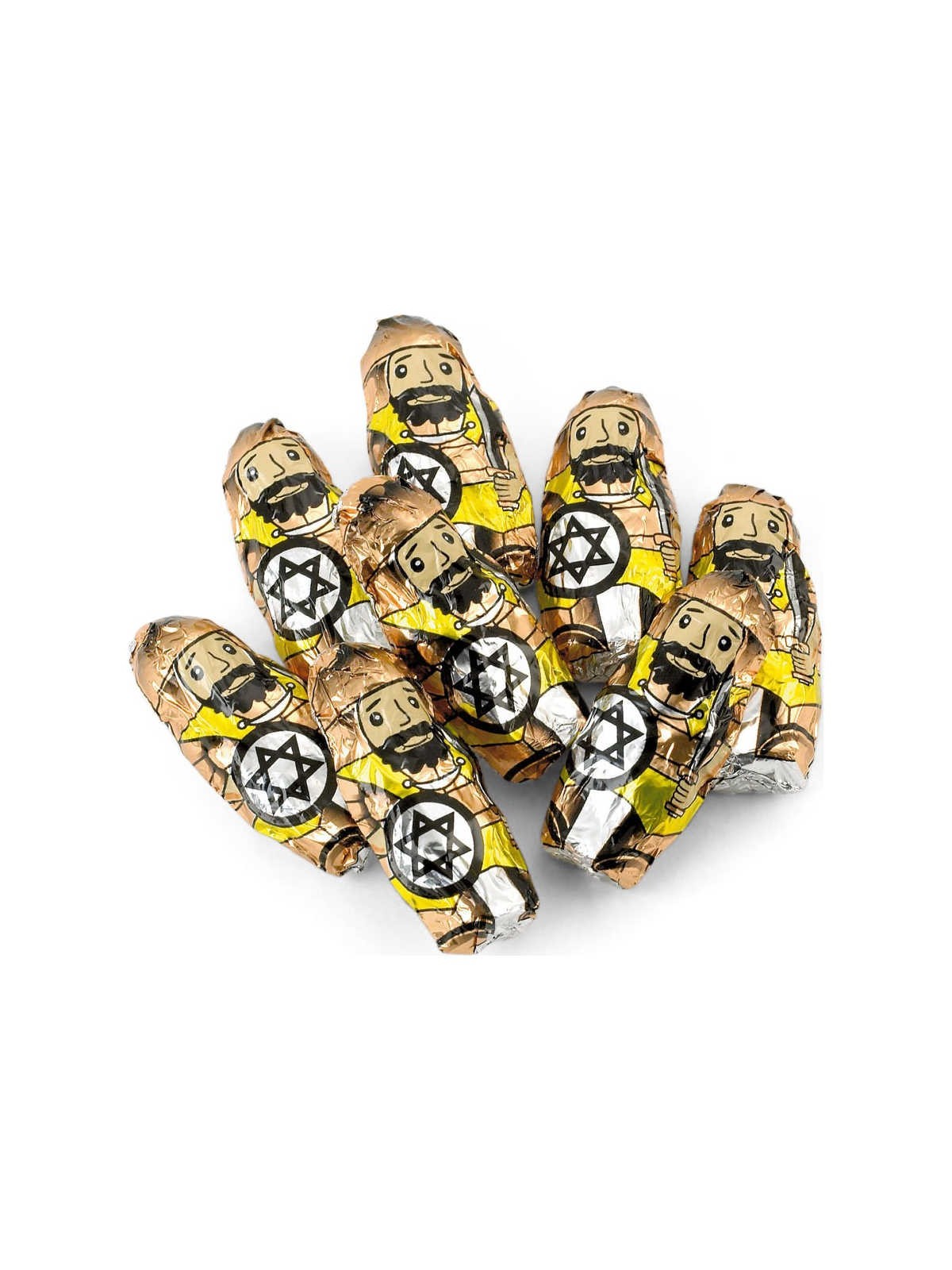 Milk Chocolate Maccabees - Box of 8 | Hanukkah | Judaica