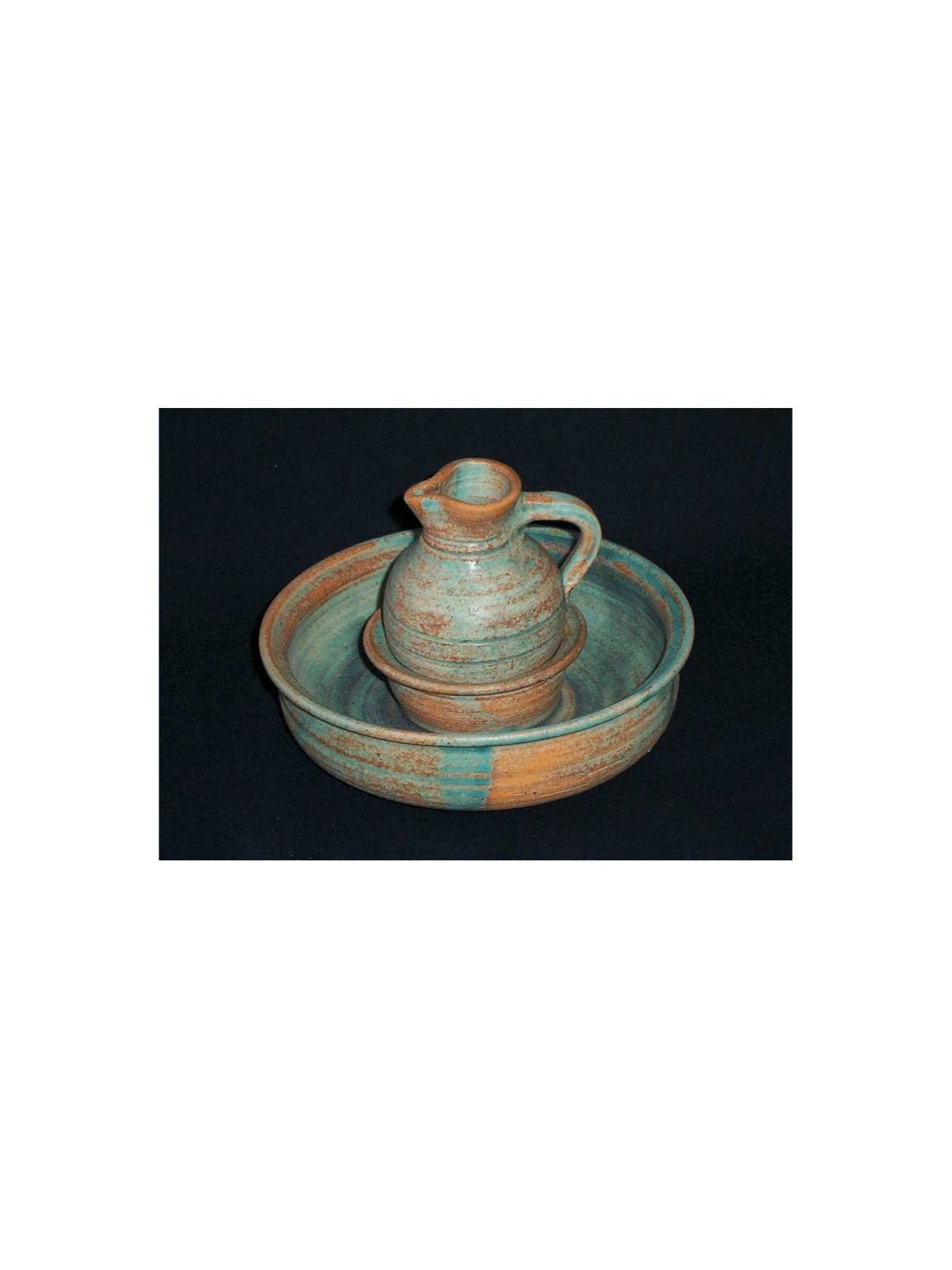 Ceramic Patina Mayim Achronim | Mayim Achronim Sets | Judaica