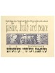 Justice Truth and Peace Framed Silver Embossed Pri | Art | Judaica