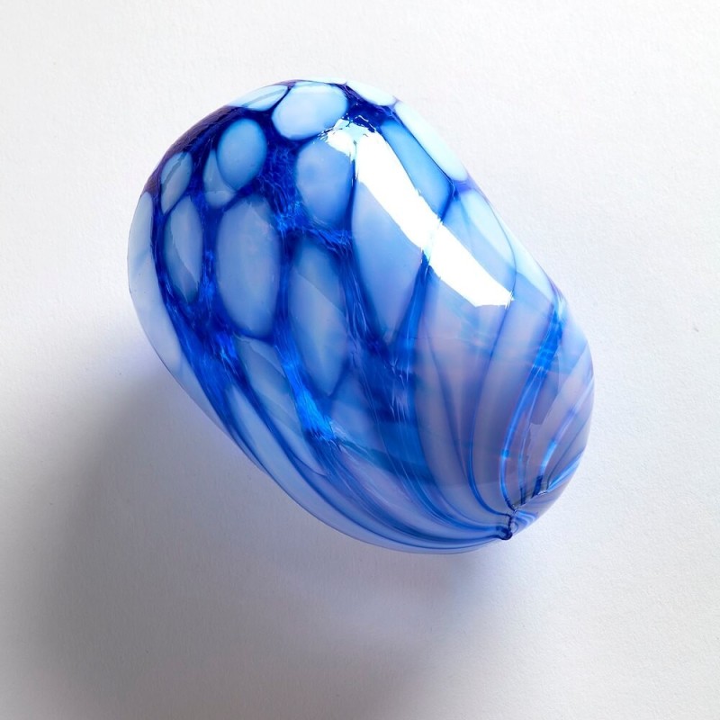 Beames Designs Wedding Breaking Glass & Bag - Blue | Wedding | Judaica