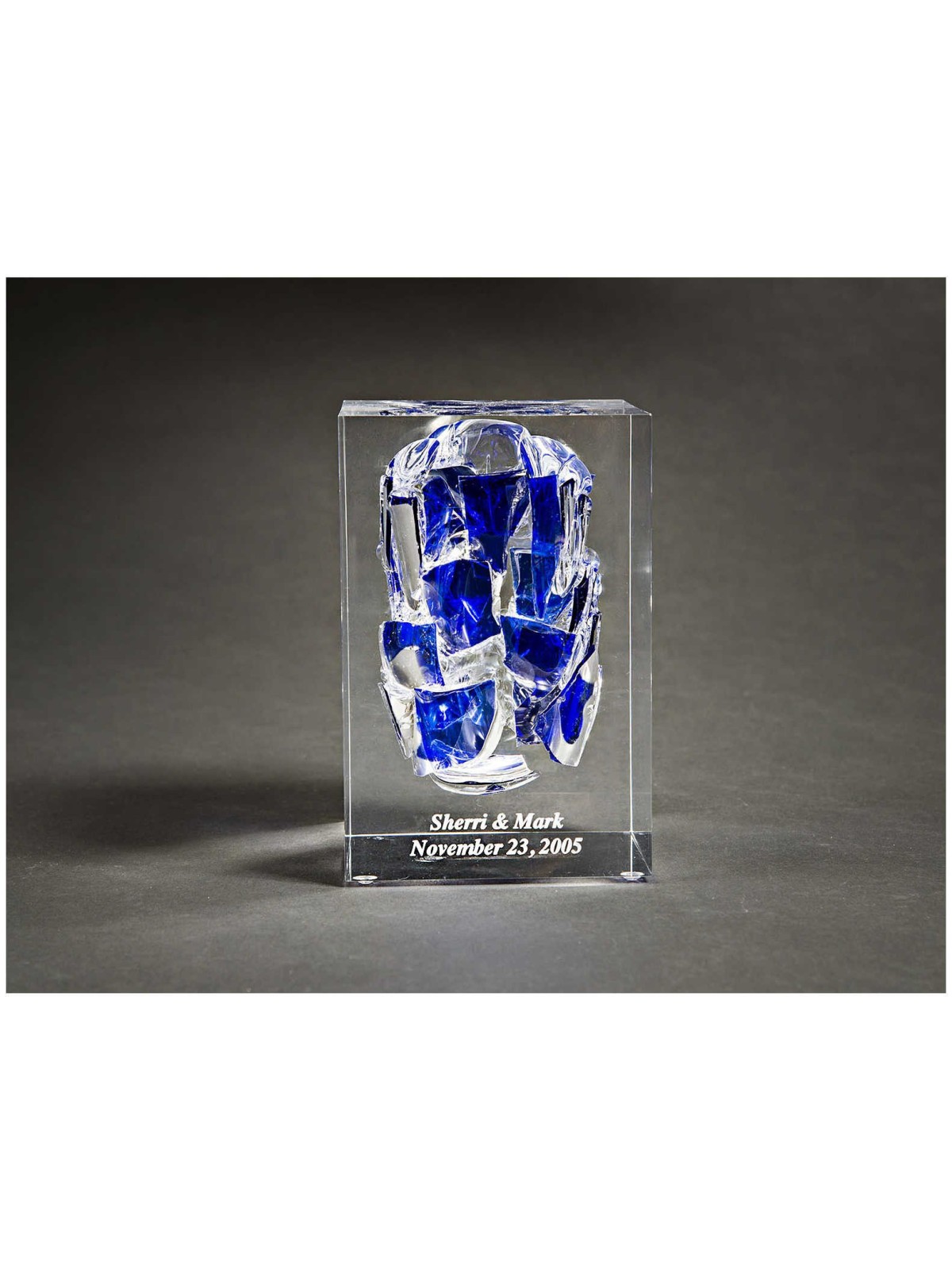 Cubed Wedding Glass Keepsake | Wedding | Judaica
