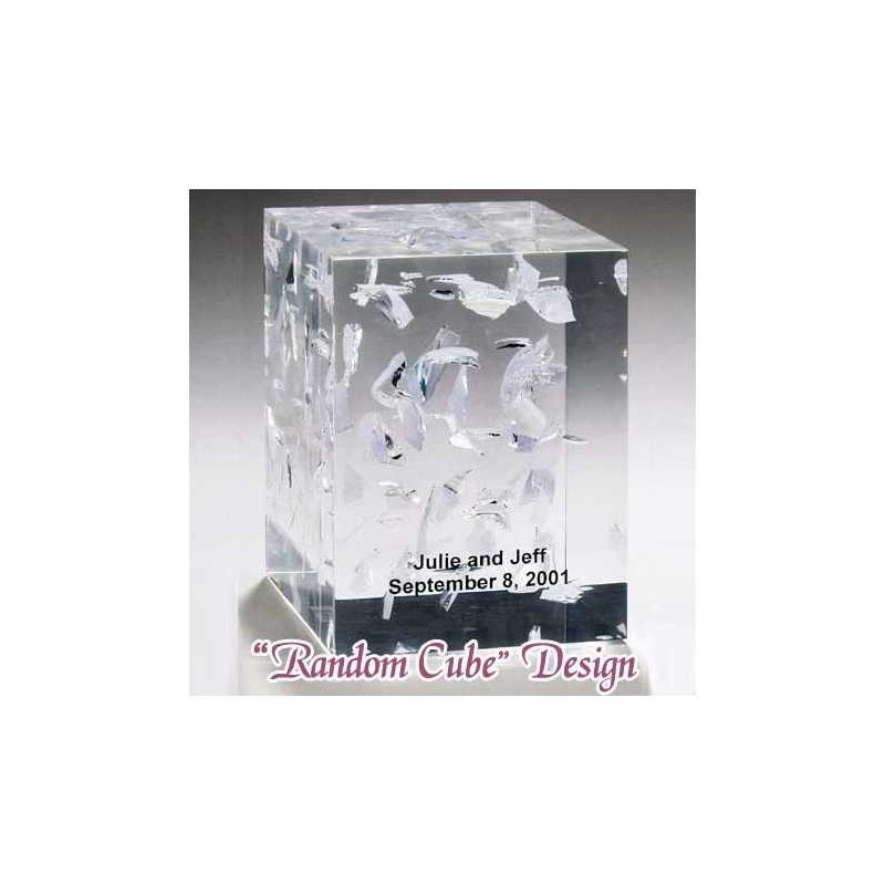 Cubed Wedding Glass Keepsake | Wedding | Judaica