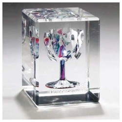 Cubed Wedding Glass Keepsake | Wedding | Judaica