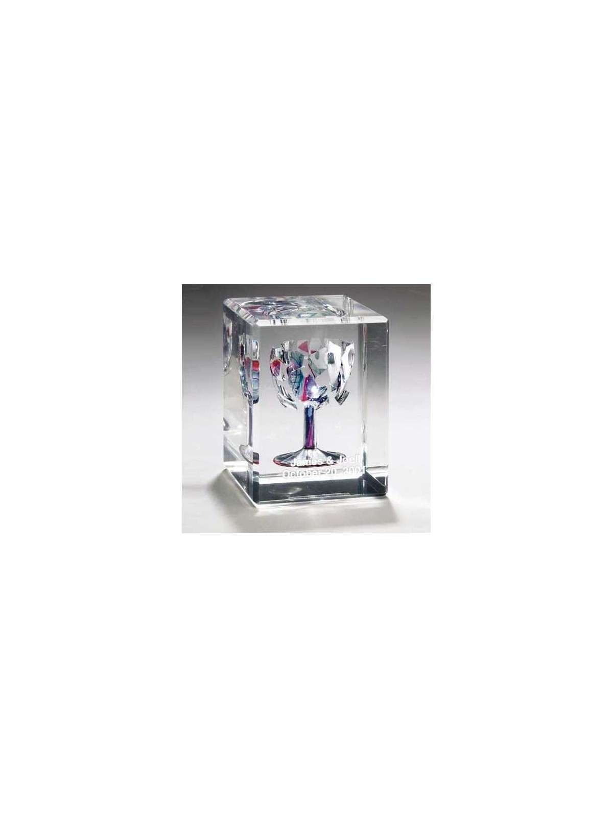 Cubed Wedding Glass Keepsake | Wedding | Judaica