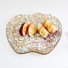 Rosh Hashanah Glass Apple Plate | Rosh Hashanah | Judaica