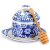 Spode Honey Pot with Drizzler By Portmeirion-Spode | Rosh Hashanah | J