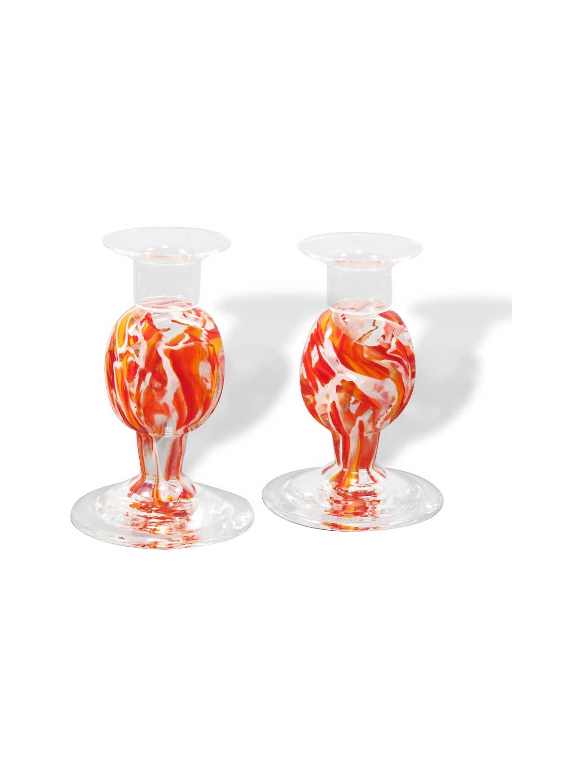Wedding Glass Keepsake Candlesticks | Wedding | Judaica