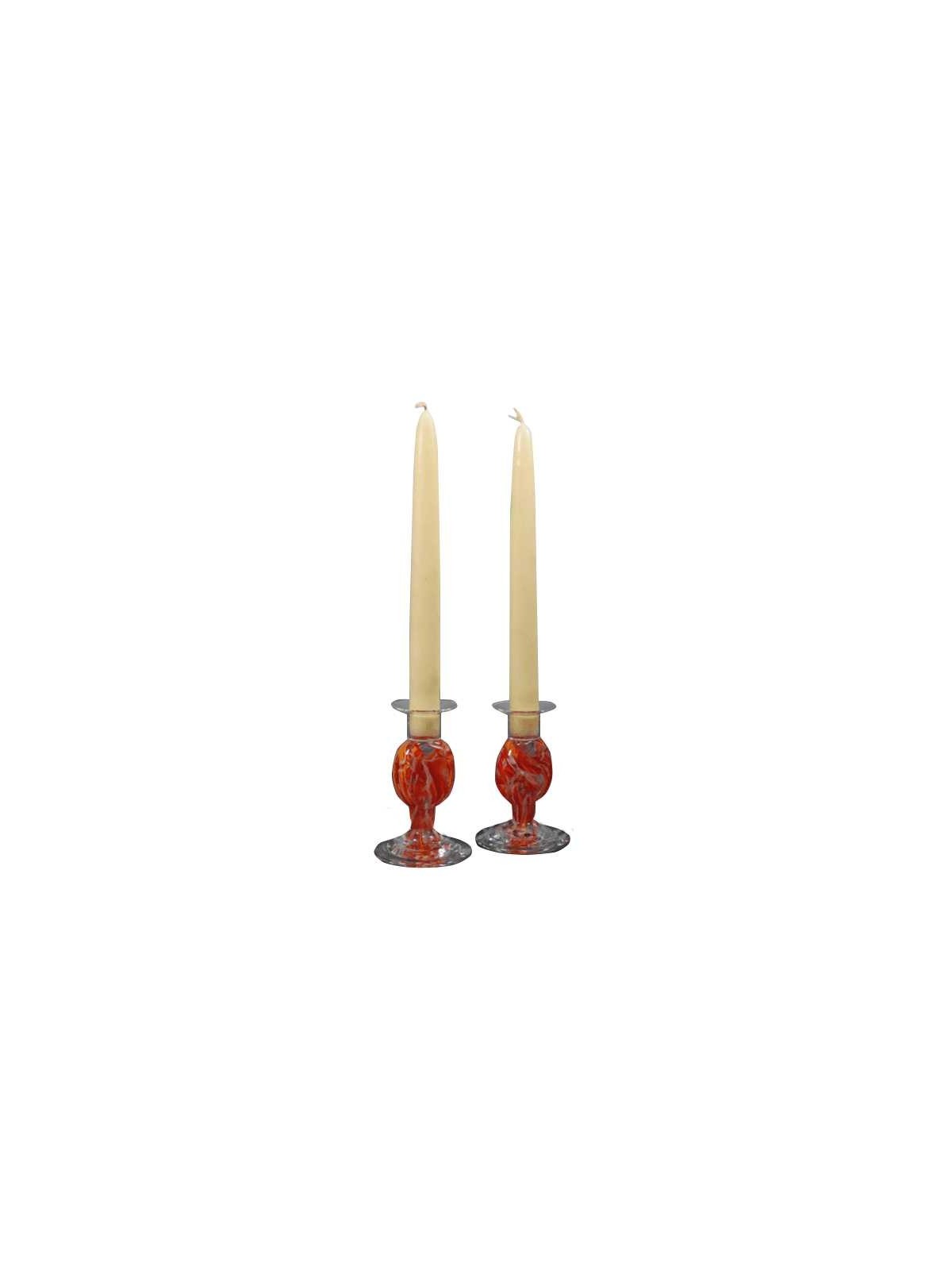 Wedding Glass Keepsake Candlesticks | Wedding | Judaica