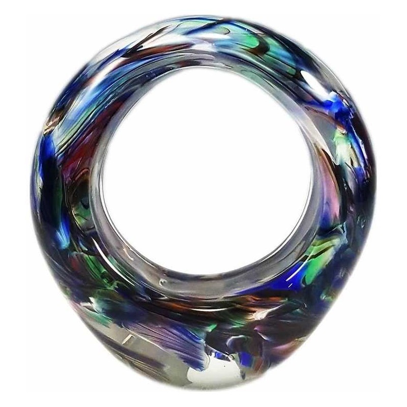 Wedding Glass Keepsake Eternity Ring Sculpture | Wedding | Judaica