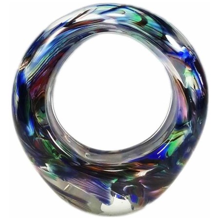 Wedding Glass Keepsake Eternity Ring Sculpture | Wedding | Judaica