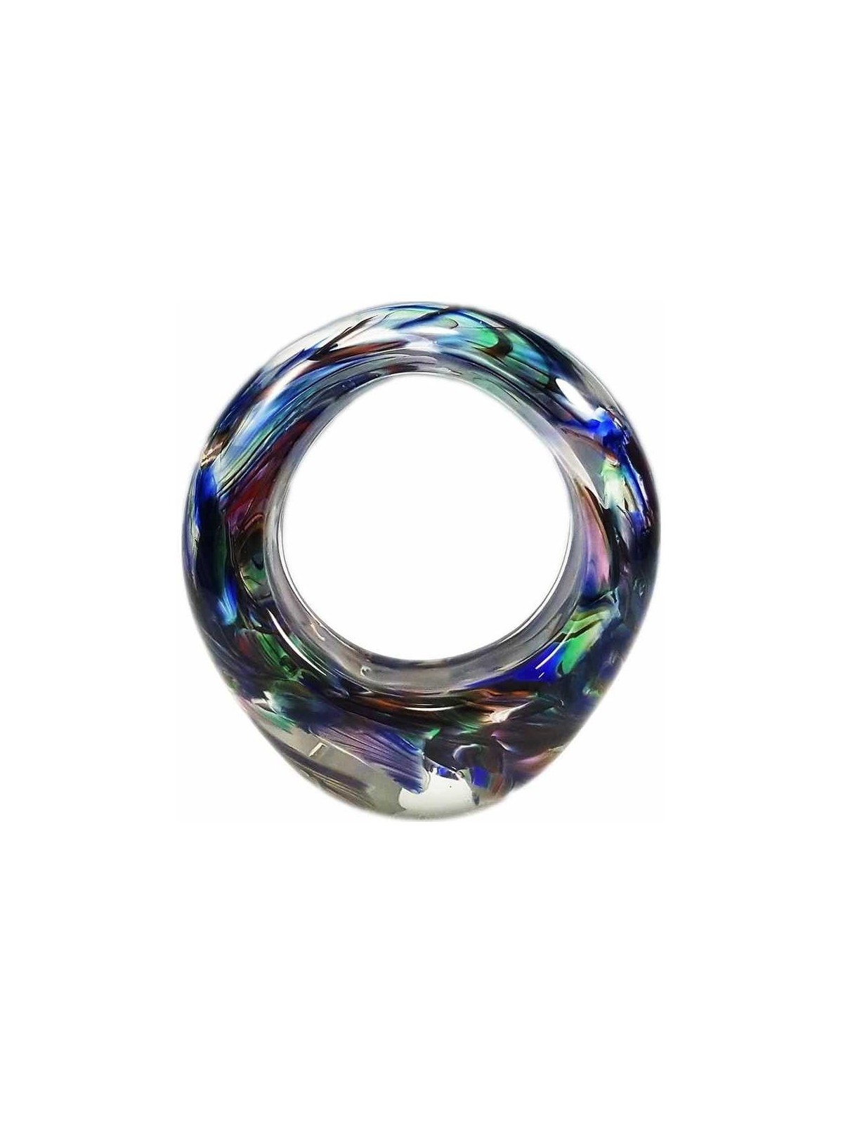 Wedding Glass Keepsake Eternity Ring Sculpture | Wedding | Judaica