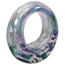 Wedding Glass Keepsake Eternity Ring Sculpture | Wedding | Judaica