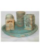 Jerusalem Patina Ceramic Havdalah Set | Havdalah Sets & Spice Boxes |